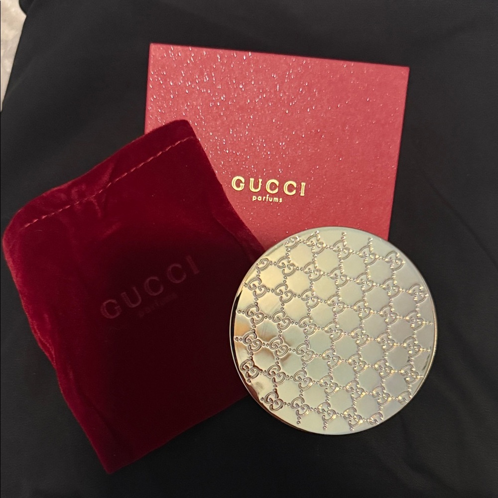 GWP - Gucci Gold Patterned Compact Mirror